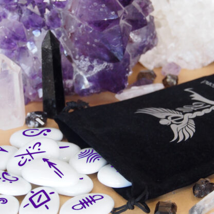 ORACLE STONES - Purple Oracles Reading Stone Set