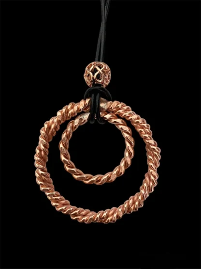 Teotihaucan /Lost Cubit Combo - Tensor Ring Copper Pendant - Image 3
