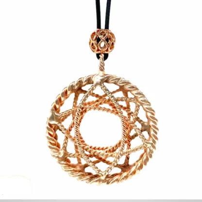 Vesica Piscis Tube Torus Pendant - Image 2
