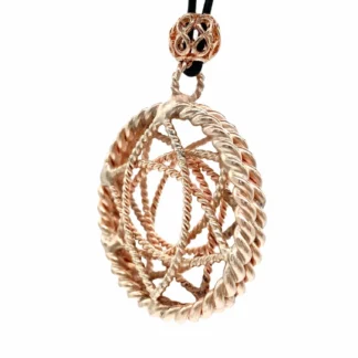 Vesica Piscis Tube Torus Pendant
