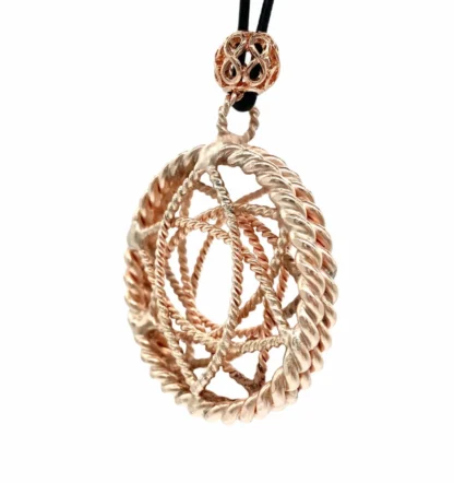 Vesica Piscis Tube Torus Pendant