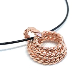 Slim Trio Pendant Empowerment Lost and Sacred Cubit