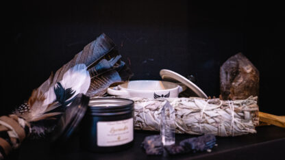 CLEARING Smudge Kit with Feather - Image 3