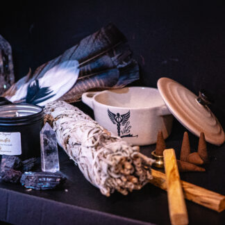 CLEARING Smudge Kit with Feather